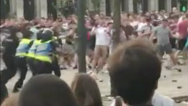 England fans in Portugal