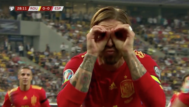 Sergio Ramos Yellow Card