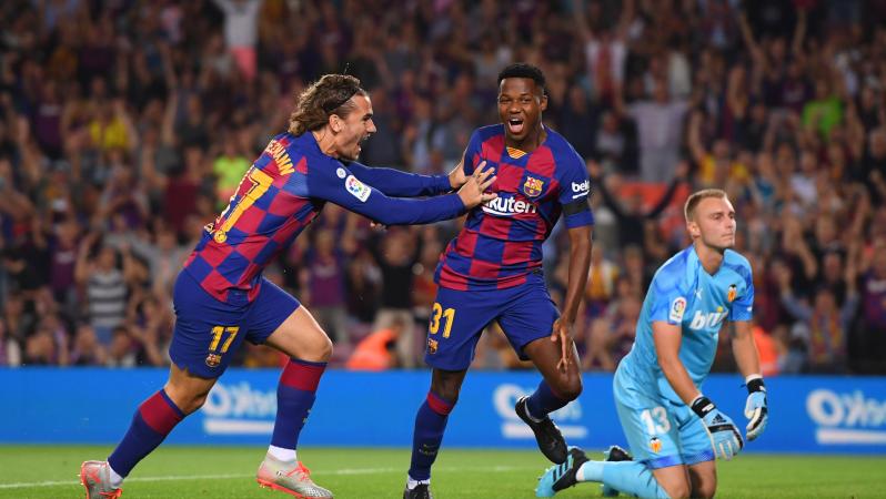 Ansu Fati Goal vs Valencia