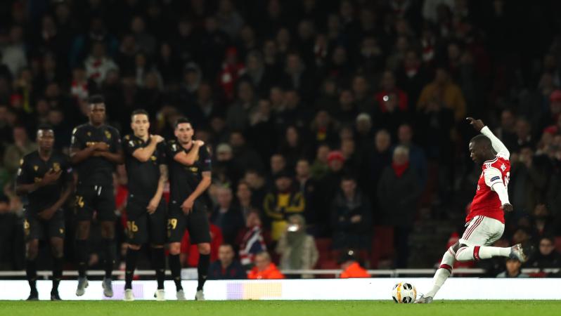 Nicolas Pepe Free Kick Goals Highlights