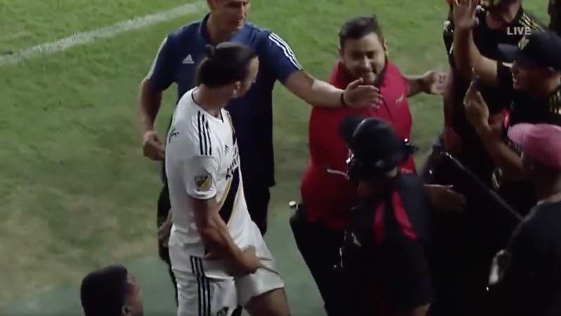 Zlatan Crotch Grab