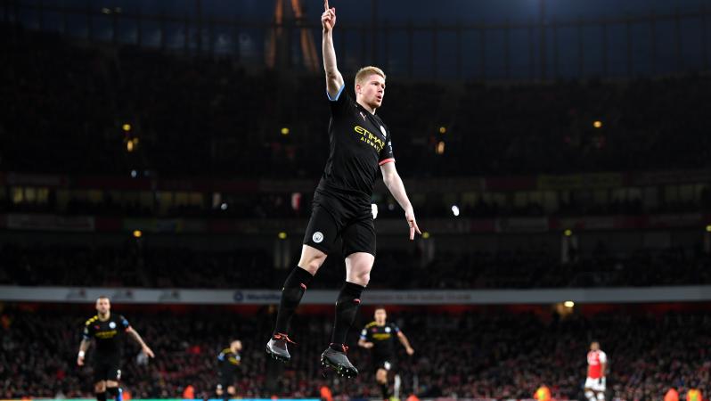 Kevin De Bruyne vs Arsenal