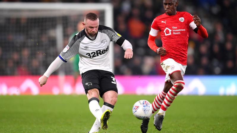Wayne Rooney Assist vs. Barnsley For Derby County