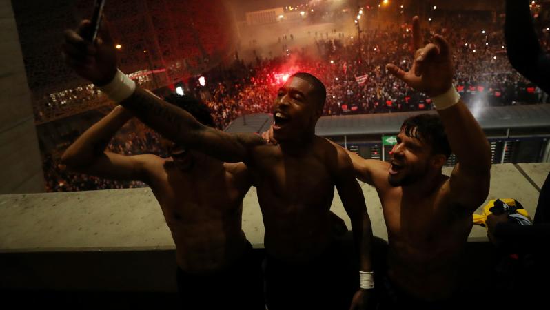 PSG Celebrations vs Dortmund