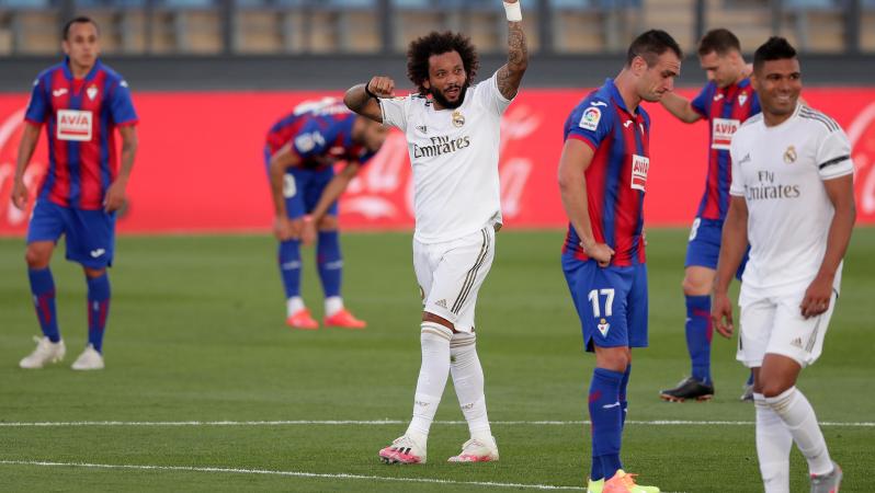 Marcelo Goal vs Eibar Real Madrid Highlights