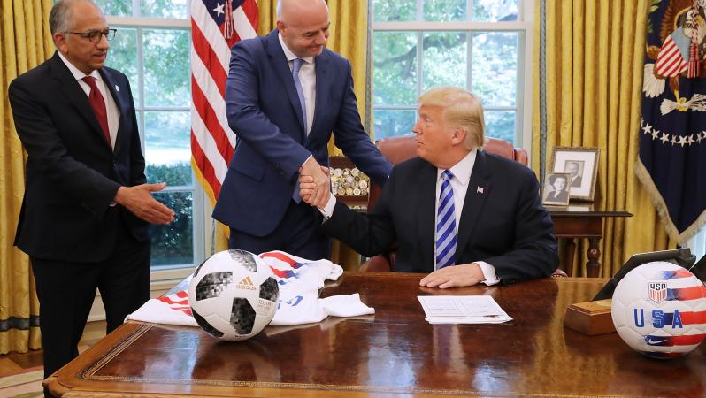 FIFA asks Trump