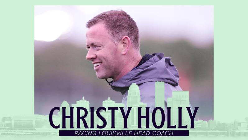 Racing Louisville Coach Christy Holly