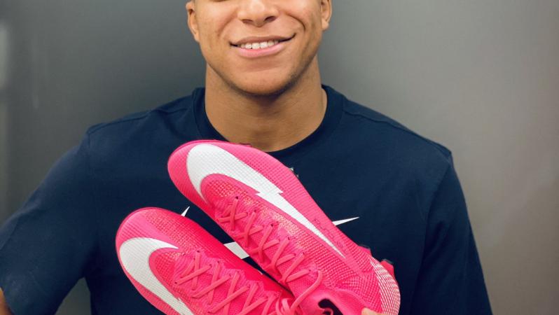 Kylian Mbappé Pink Boots