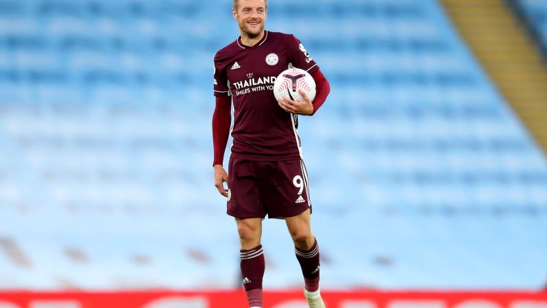Jamie Vardy Hat Trick vs Man City