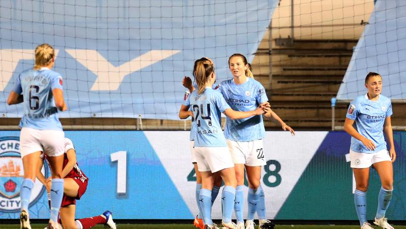 Sam Mewis Man City Goal vs Arsenal