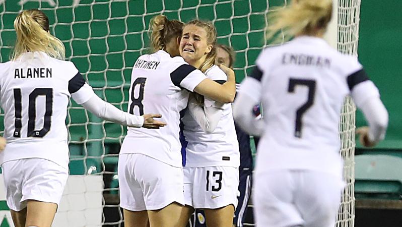 Finland goal vs Scotland