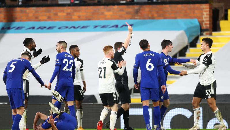 Antonee Robinson Red Card vs Chelsea