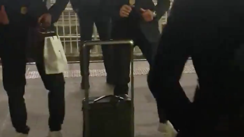 Baile de Cuadrado y Cristiano