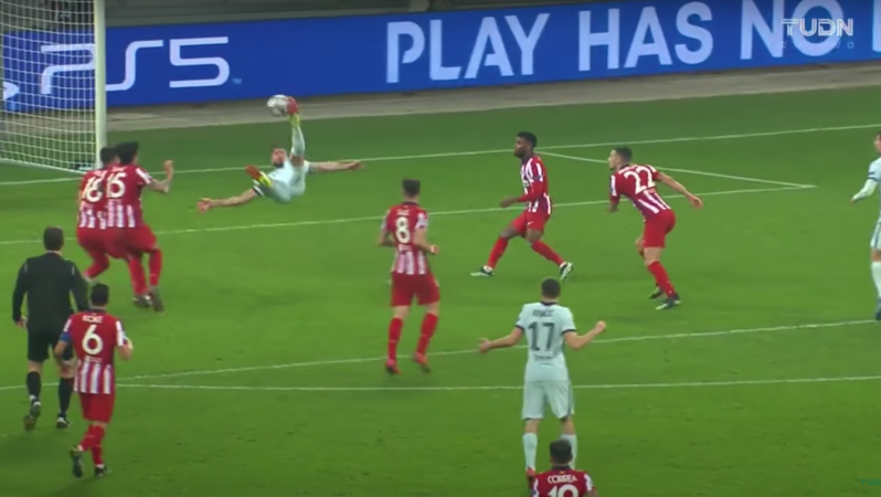 Olivier Giroud Bicycle Kick vs Atlético Madrid