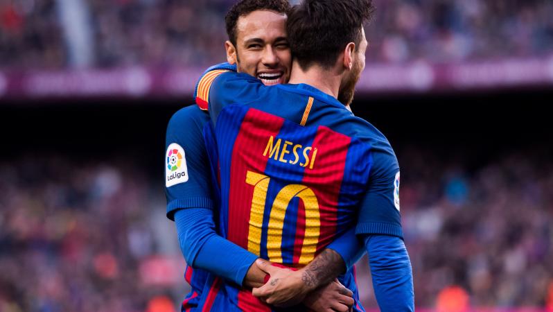 Neymar called Messi