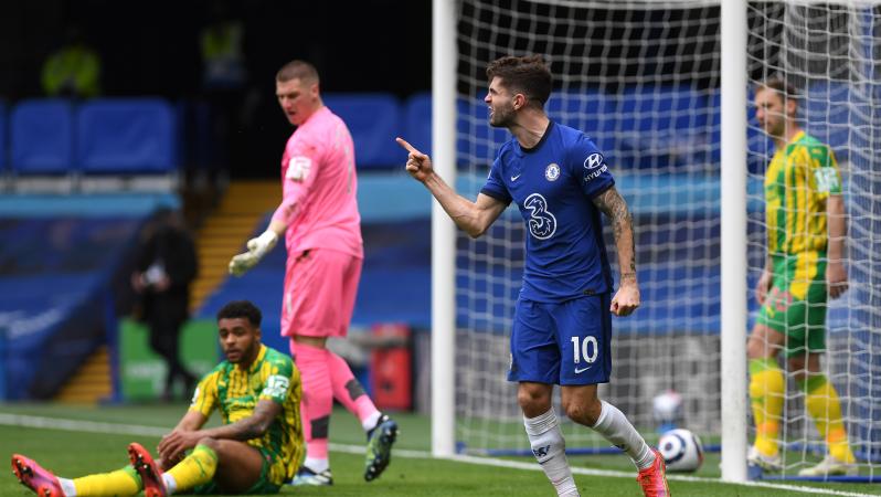 Christian Pulisic Goal vs West Brom