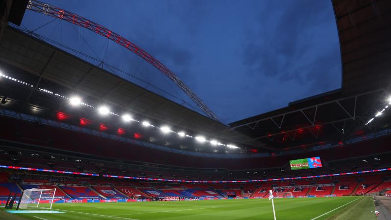 Wembley Stadium in London, England