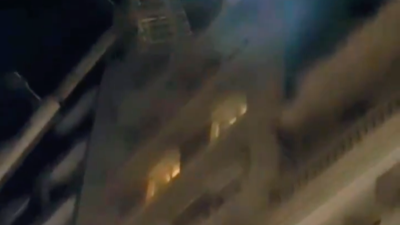 Footballer Escapes Fire