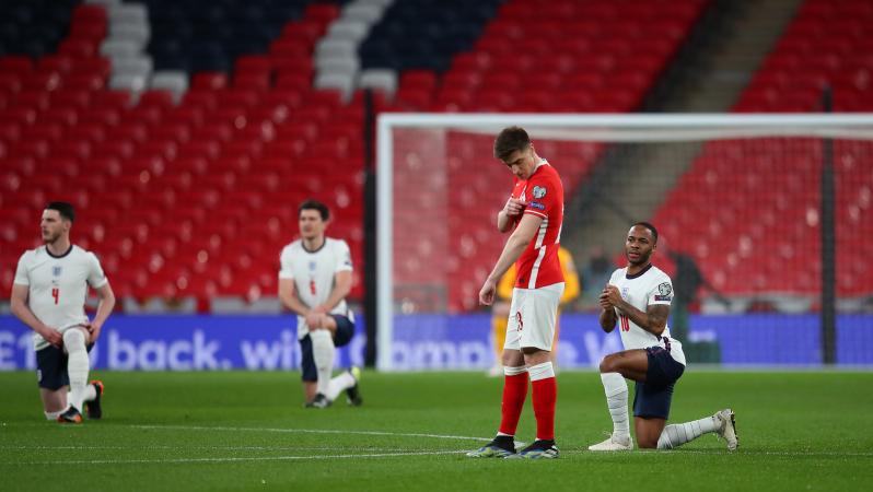 England Players Kneeling