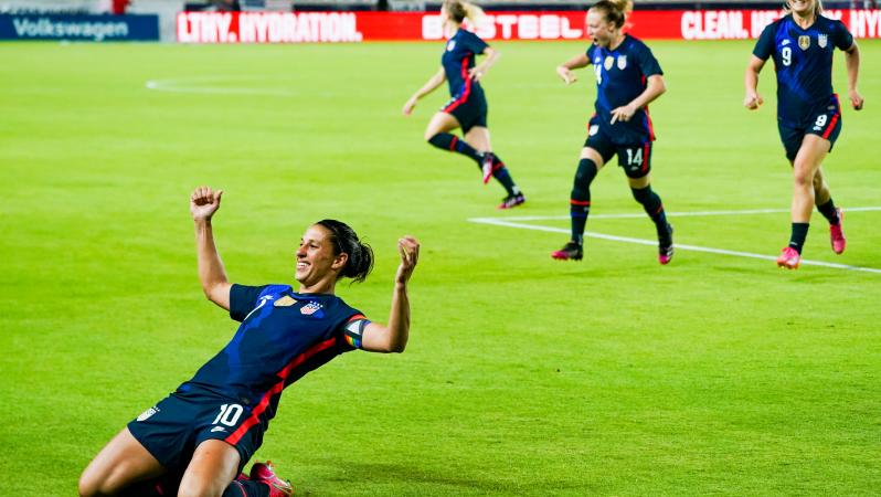 Oldest USWNT Scorer