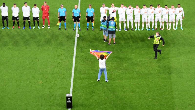 Germany Hungary Rainbow Flag Colors Pitch Invader