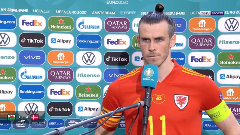 Gareth Bale Interview After Denmark Game