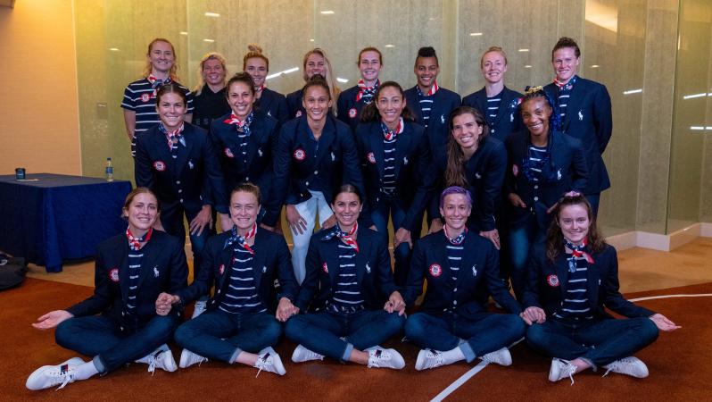 USWNT Opening Ceremony Tokyo 2020 Olympics