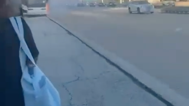 Portland Thorns Bus Catches Fire