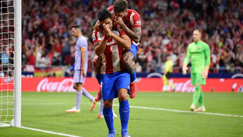 No Suarez Celebration Vs Barcelona