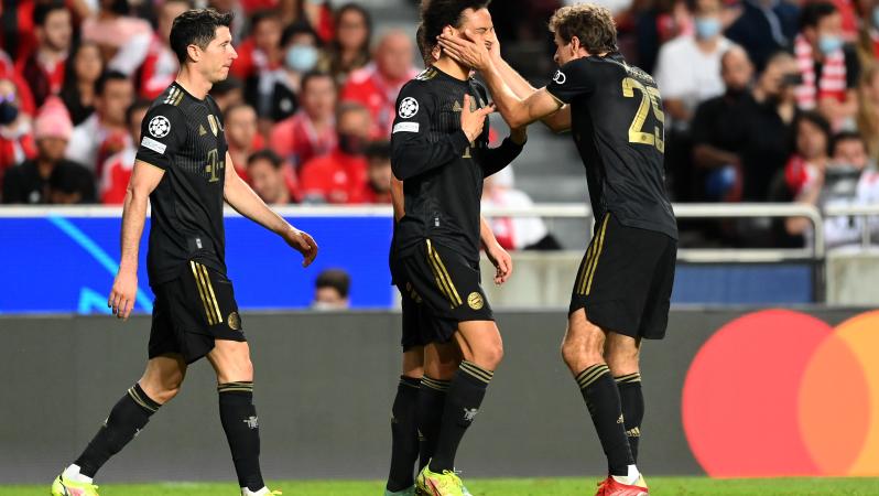 Leroy Sané Free Kick vs Benfica