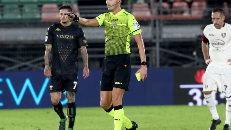 Venezia Red Card vs Salernitana
