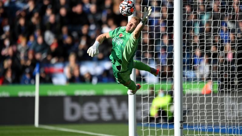 Aaron Ramsdale Save vs Leicester City