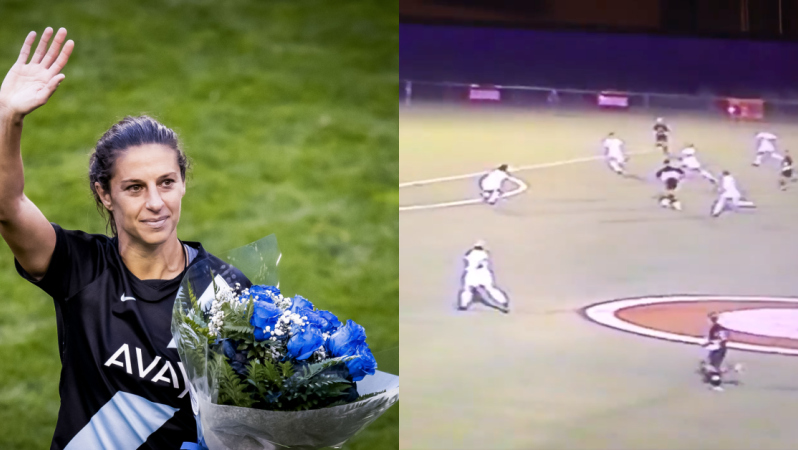 Carli Lloyd First College Goal