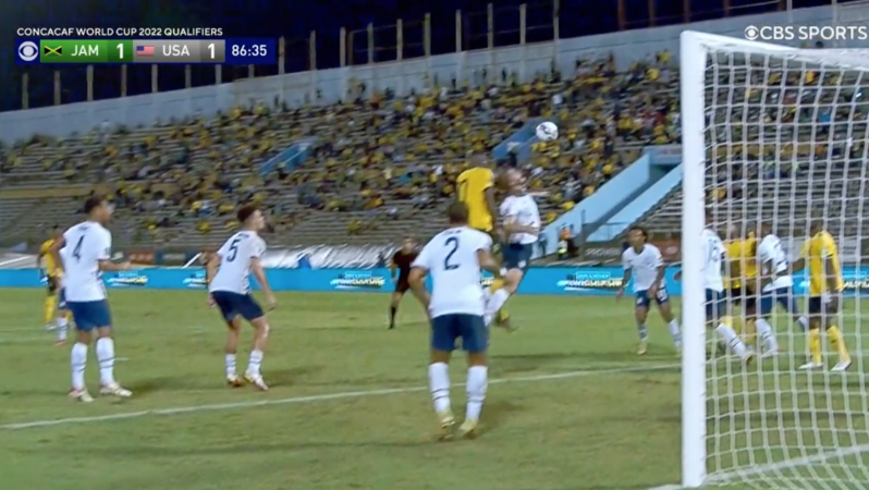 Jamaica Disallowed Goal vs USMNT