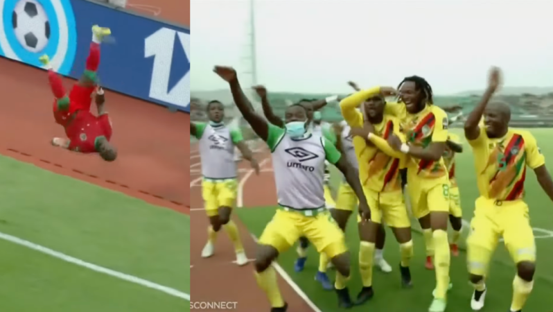 Malawi Zimbabwe Goal Celebration