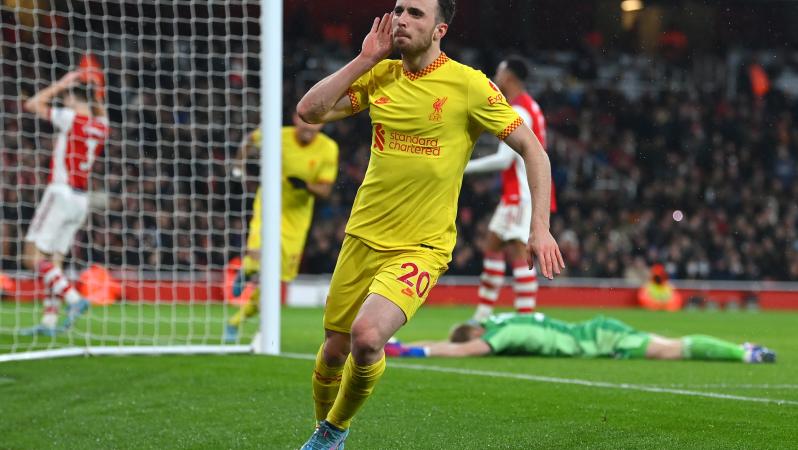 Diogo Jota vs Arsenal