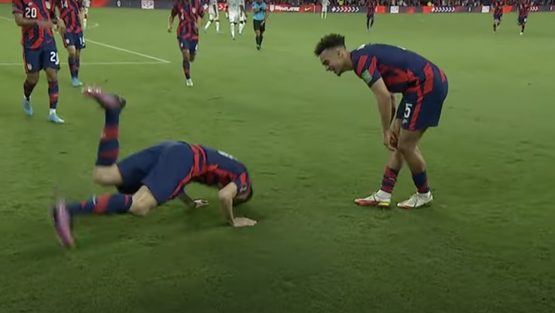 Christian Pulisic Celebration vs. Panama