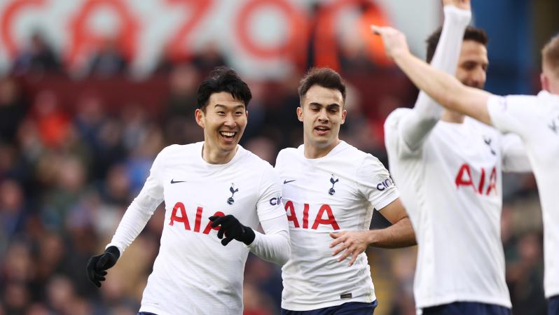 Son Hat Trick vs Aston Villa