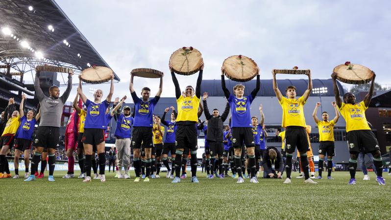 Timbers Thorns Charity Match