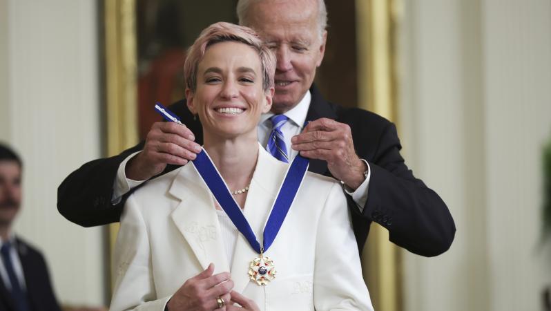 Why Rapinoe was given Presidential Medal Of Freedom