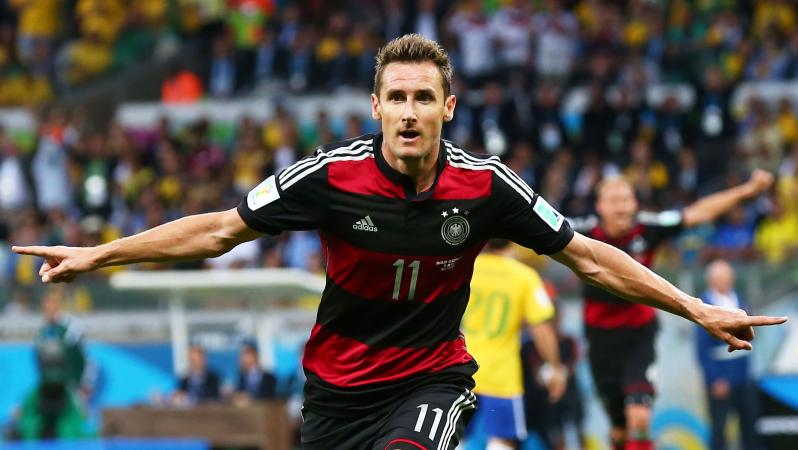 Miroslav Klose owns multiple World Cup records. 