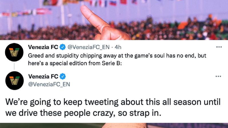 Venezia Serie B Tweet