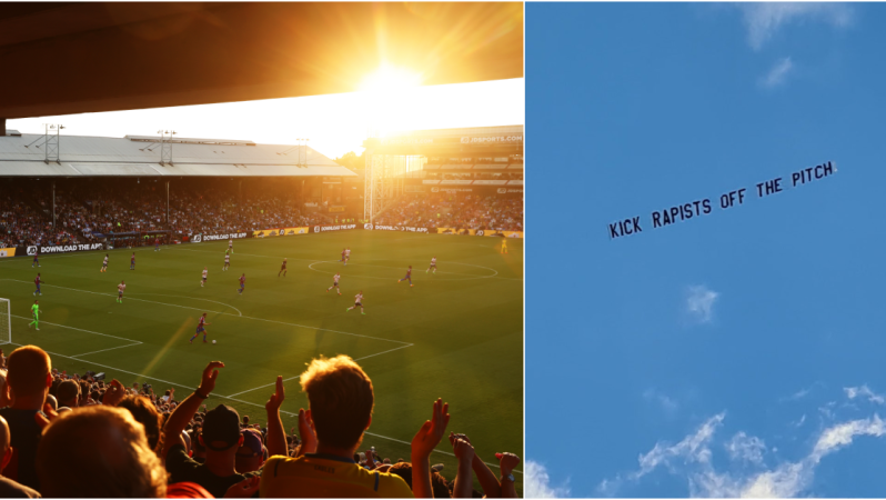 Arsenal banner vs. Crystal Palace