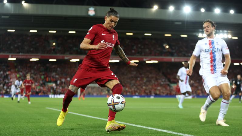 Darwin Núñez Red Card vs. Crystal Palace
