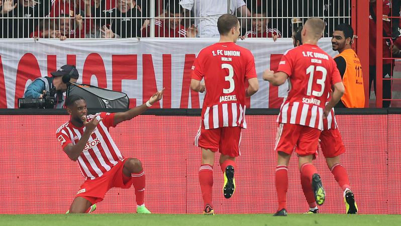 Jordan Pefok Goal vs Leipzig Celebration