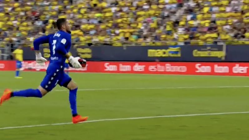 Cádiz-Barcelona Stoppage