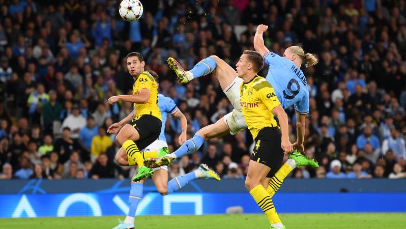 Haaland Goal vs Dortmund