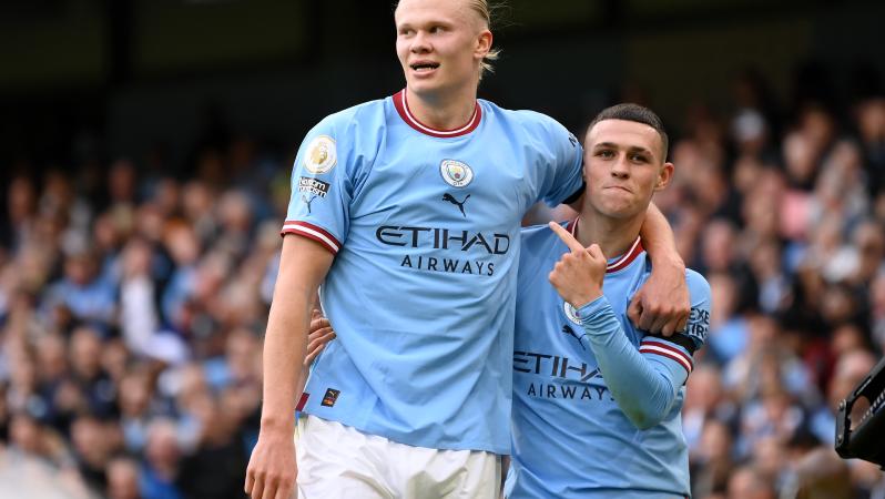 Haaland Foden Hat Tricks Down United