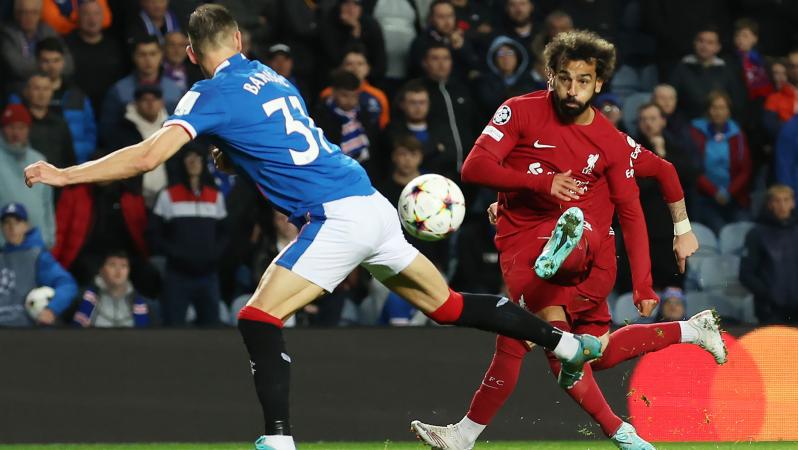 Mohamed Salah Hat Trick vs Rangers 