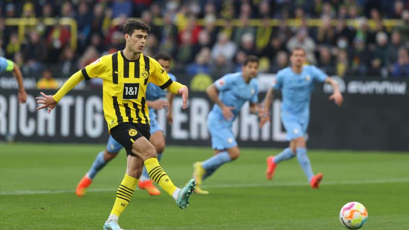Gio Reyna Penalty vs Bochum